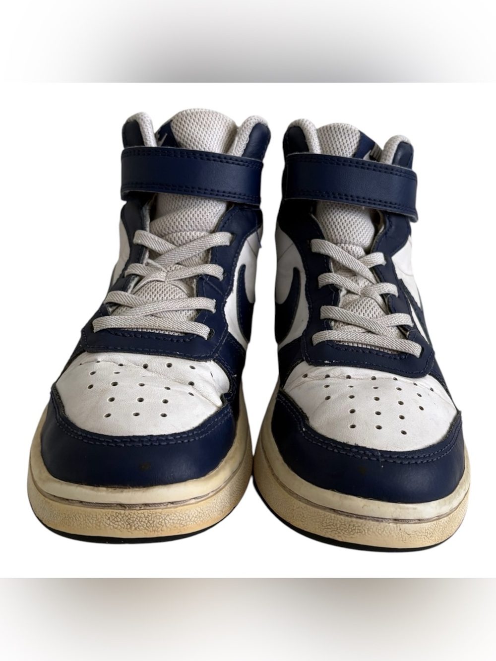 Nike Kids Sneakers in Navy and White - Picture 1 of 7